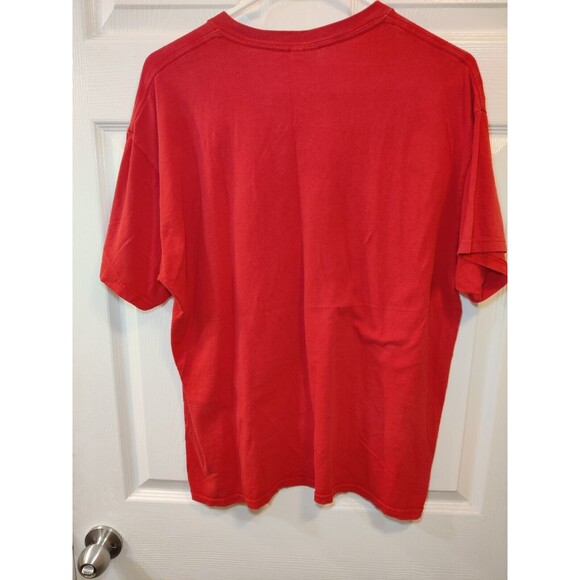 Budweiser in Bottles - Vintage Mens L Heavy Duty Tee - Red - Anheuser Busch - Picture 5 of 7